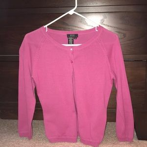 Bcbg hot pink cardigan